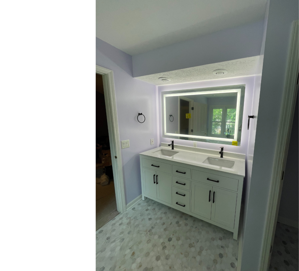Sparkling Symmetry: A Double Vanity Delight