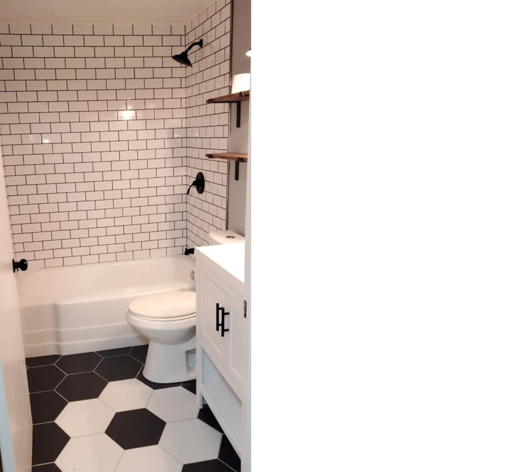 Classic Contrast: Quality Bathroom Renovation