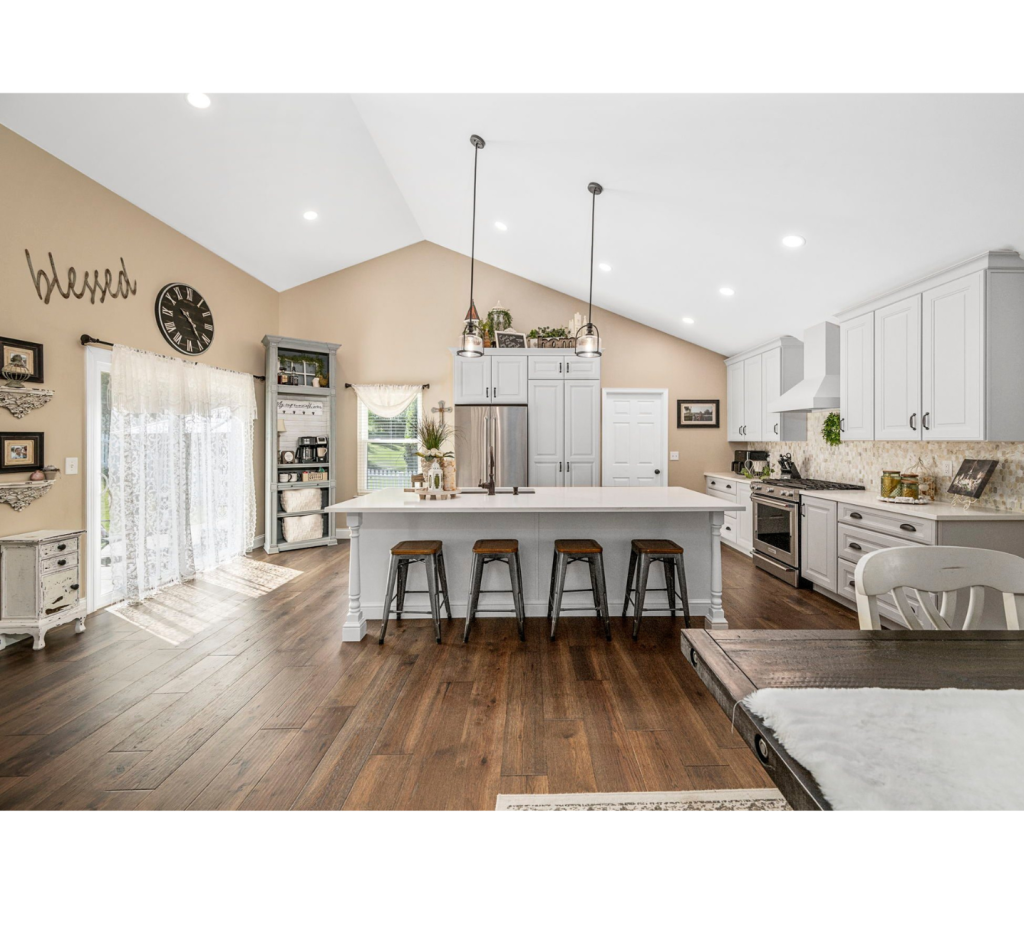 Airy Whites & Rustic Touches: A Bright Farmhouse Kitchen