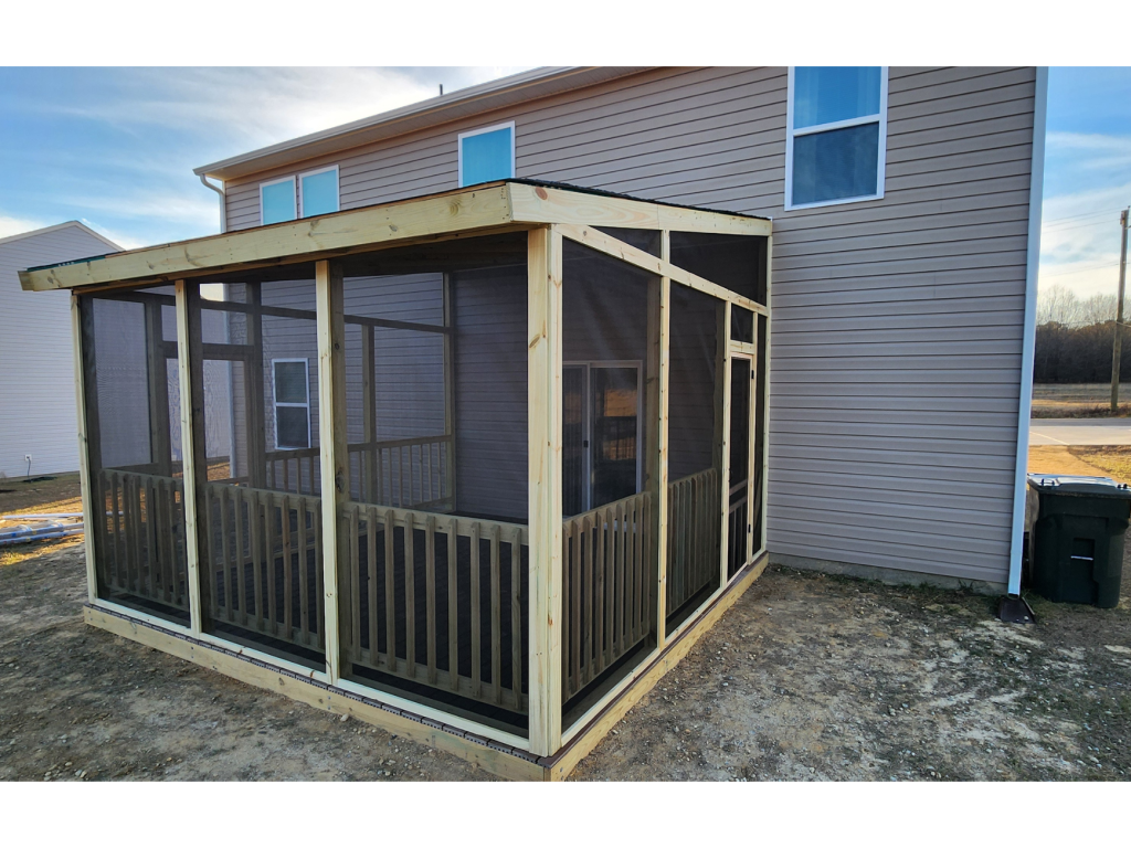 Building Your Outdoor Escape: A Screened-In Porch Takes Shape