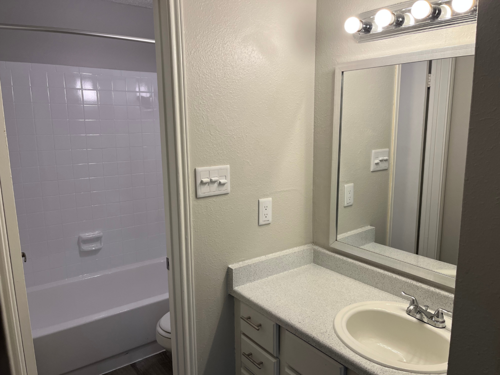 Fresh & Functional Bath: Clean Lines at Tamarack Gardens
