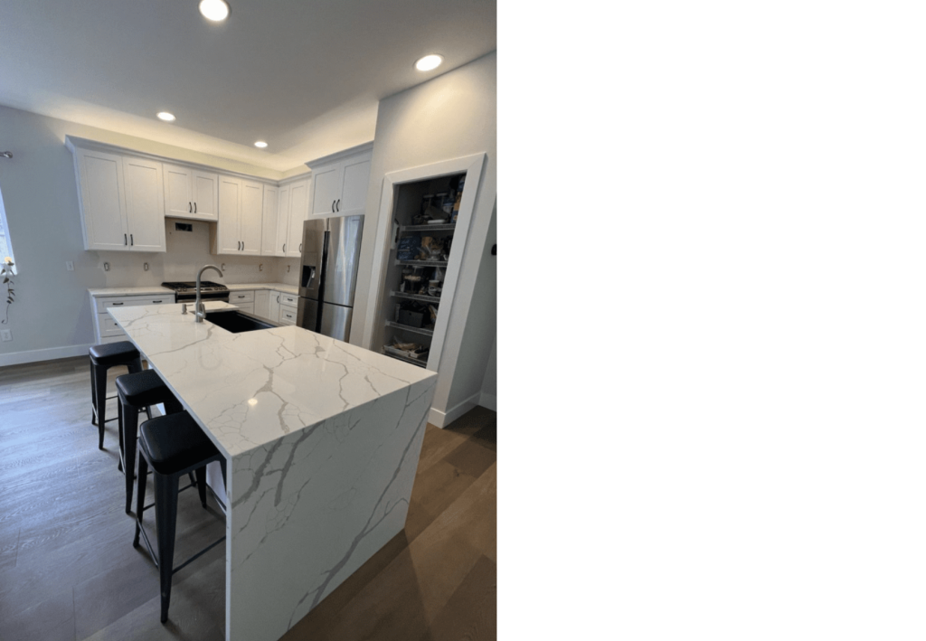 Stunning Calacatta Sponda Island: A Modern Kitchen Highlight
