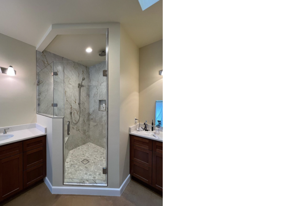 Stylish & Space-Saving: A Neo-Angle Shower Design