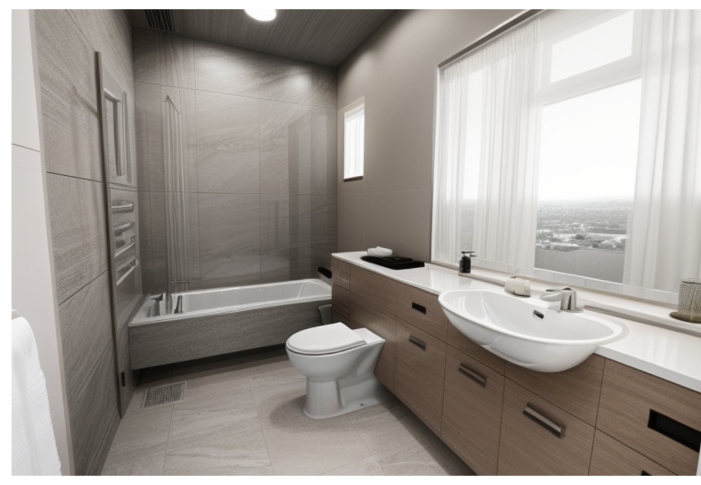 Urban Oasis: Sleek Lines and City Views